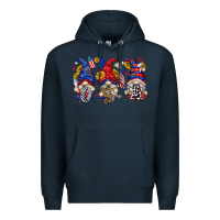 Navy usa with gnome billie wilder Premium Hoodie - texasbilliewilder