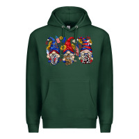 Sports Green usa with gnome billie wilder Premium Hoodie - texasbilliewilder