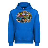 Cobalt vintage truck western Urban Hoodie - Zillion Design Studio