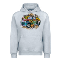 Heather Grey vintage truck western Urban Hoodie - Zillion Design Studio