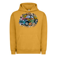 Pigment Peanut Butter vintage truck western Urban Hoodie - Zillion Design Studio