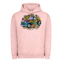 Pigment Salmon vintage truck western Urban Hoodie - Zillion Design Studio
