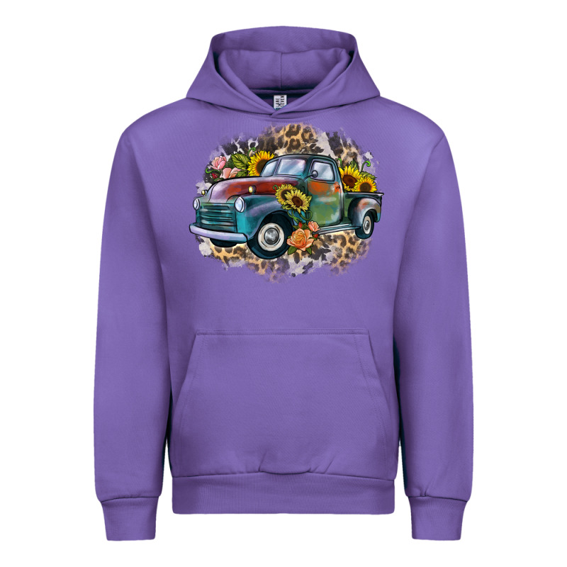 Vintage Truck Western Urban Hoodie by Zillion Design Studio | Teevron