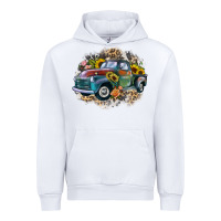 White vintage truck western Urban Hoodie - Zillion Design Studio