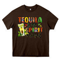 Chocolate Brown tequila is my spirit animal Heavy Core Tee - LillyAllenDesigns
