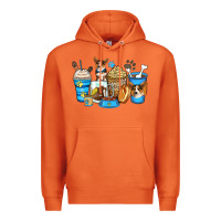 Carrot corgi coffee cups Premium Hoodie - Zillion Design Studio