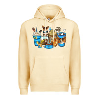 Pina Colada corgi coffee cups Premium Hoodie - Zillion Design Studio