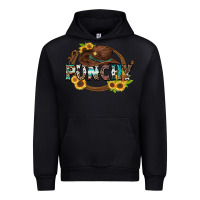 Black punchy Urban Hoodie - Zillion Design Studio