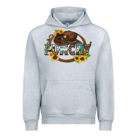 Heather Grey punchy Urban Hoodie - Zillion Design Studio