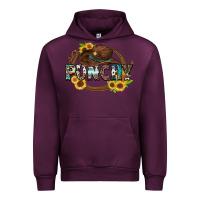 Mauve Wine punchy Urban Hoodie - Zillion Design Studio