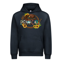Navy punchy Urban Hoodie - Zillion Design Studio