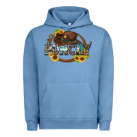 Pigment Pebble Blue punchy Urban Hoodie - Zillion Design Studio