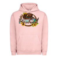 Pigment Salmon punchy Urban Hoodie - Zillion Design Studio