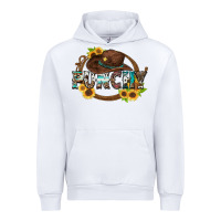 White punchy Urban Hoodie - Zillion Design Studio