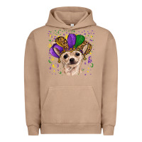 Pigment Burro mardi gras hat chihuahua Urban Hoodie - RanaPortraitStore