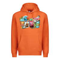 Carrot skeleton summer coffee cups Premium Hoodie - Zillion Design Studio