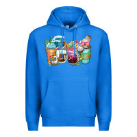 True Royal skeleton summer coffee cups Premium Hoodie - Zillion Design Studio
