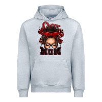 Cheer Mom Messy Bun Urban Hoodie | Teevron