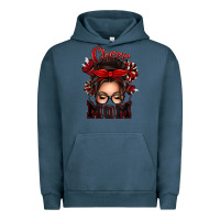Pigment Midnight Navy cheer mom messy bun Urban Hoodie - texasbilliewilder