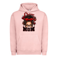 Pigment Salmon cheer mom messy bun Urban Hoodie - texasbilliewilder