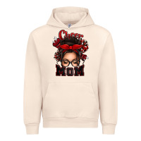 Sandshell cheer mom messy bun Urban Hoodie - texasbilliewilder