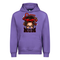 Tulip cheer mom messy bun Urban Hoodie - texasbilliewilder