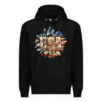 Black usa sunflower billie wilder Premium Hoodie - texasbilliewilder