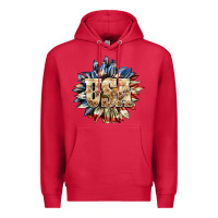 Cardinal usa sunflower billie wilder Premium Hoodie - texasbilliewilder