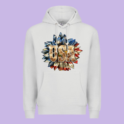 Usa Sunflower Billie Wilder Premium Hoodie Designed By Texasbilliewilder