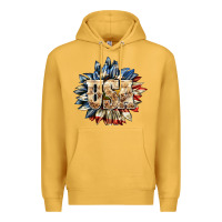 Mustard usa sunflower billie wilder Premium Hoodie - texasbilliewilder
