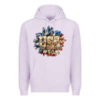 Lilac usa sunflower billie wilder Premium Hoodie - texasbilliewilder