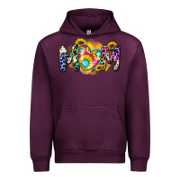 Mauve Wine mom sunflower Urban Hoodie - Zillion Design Studio