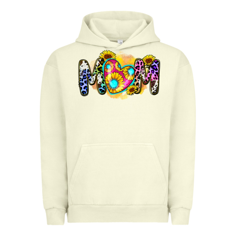 Mom Sunflower Urban Hoodie by Zillion Design Studio | Teevron