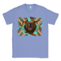 Colony Blue bear native American background Classic Tee - BarkalooDesign
