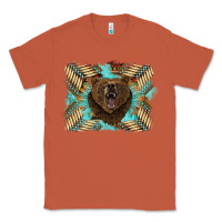 Copper bear native American background Classic Tee - BarkalooDesign