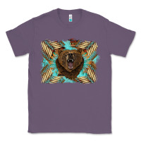 Lavender bear native American background Classic Tee - BarkalooDesign