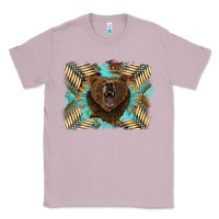 Lilac bear native American background Classic Tee - BarkalooDesign