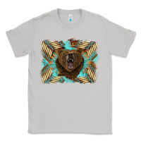Moon Dust bear native American background Classic Tee - BarkalooDesign