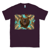Plum bear native American background Classic Tee - BarkalooDesign