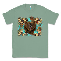 Sage bear native American background Classic Tee - BarkalooDesign