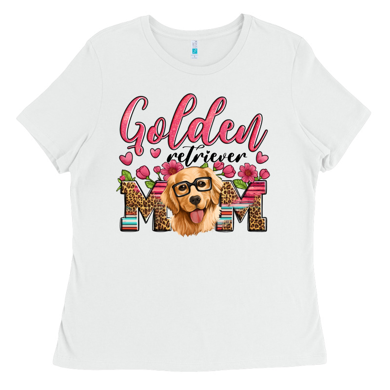 Golden Retriever Mom Ladies Tee by Artiststas | Teevron