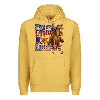 Antique Gold western sweet land of liberty 4th july billie wilder Premium Hoodie - texasbilliewilder