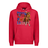 Cardinal western sweet land of liberty 4th july billie wilder Premium Hoodie - texasbilliewilder