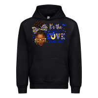 Black sorority colors blue and gold it's the self love f Urban Hoodie - texasbilliewilder