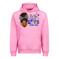 Fuchsia Pink sorority colors blue and gold it's the self love f Urban Hoodie - texasbilliewilder
