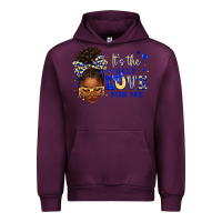 Mauve Wine sorority colors blue and gold it's the self love f Urban Hoodie - texasbilliewilder