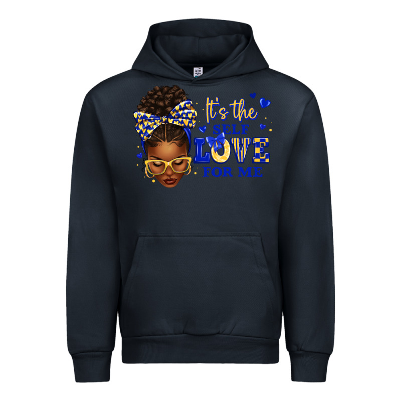 Sorority Colors Blue And Gold It's The Self Love F Urban Hoodie by texasbilliewilder | Teevron