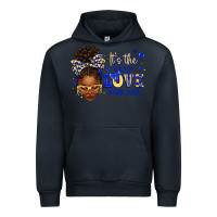 Navy sorority colors blue and gold it's the self love f Urban Hoodie - texasbilliewilder