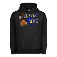 Pigment Black sorority colors blue and gold it's the self love f Urban Hoodie - texasbilliewilder