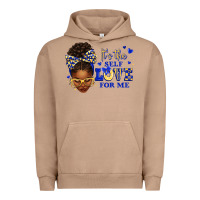 Pigment Burro sorority colors blue and gold it's the self love f Urban Hoodie - texasbilliewilder